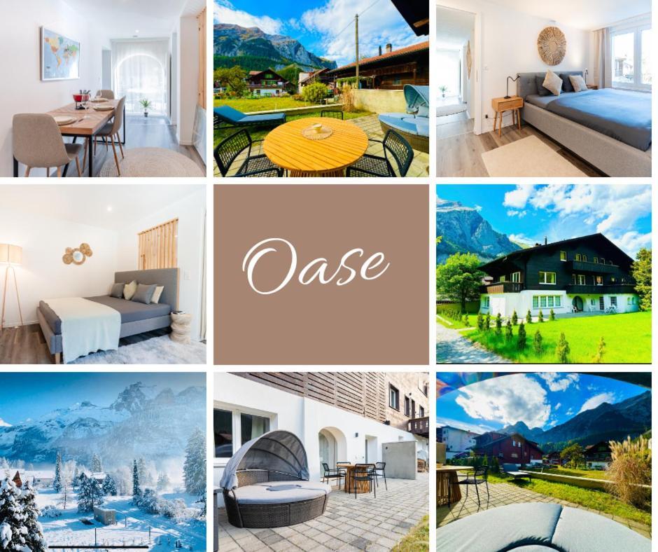 Cute & Cozy Oasis, Private Afternoon Sun Terrace Daire Kandersteg Dış mekan fotoğraf